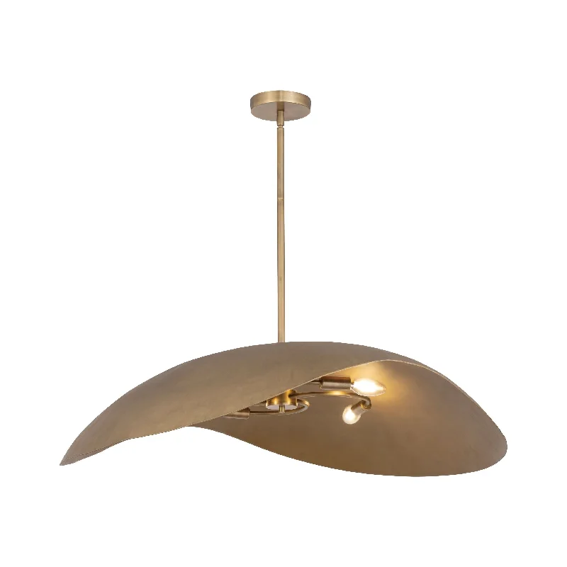 Track lighting with integrated LED driversDenarii 36" Iron Pendant