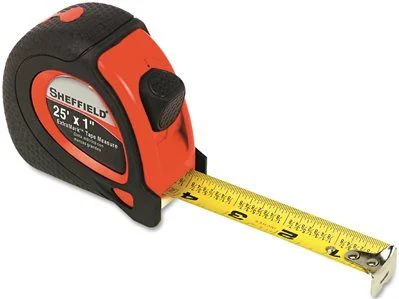Track lighting for highlighting bookcasesSheffield Extramark Tape Measure' 1" X 25Ft.