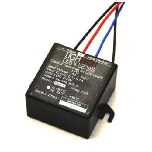 Industrial - style track lighting for loftsLuxR Lighting LuxR-LED-6DC-350 Driver