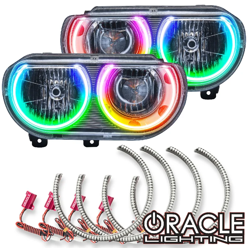 Track lighting for museums and galleriesORACLE Lighting 2008-2014 Dodge Challenger Dynamic ColorSHIFT Headlight Halo Kit - Surface Mount