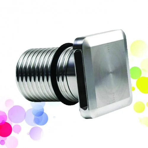 Contemporary track lighting in black finishLuxR Lighting Modux Four RGBW Squarelight