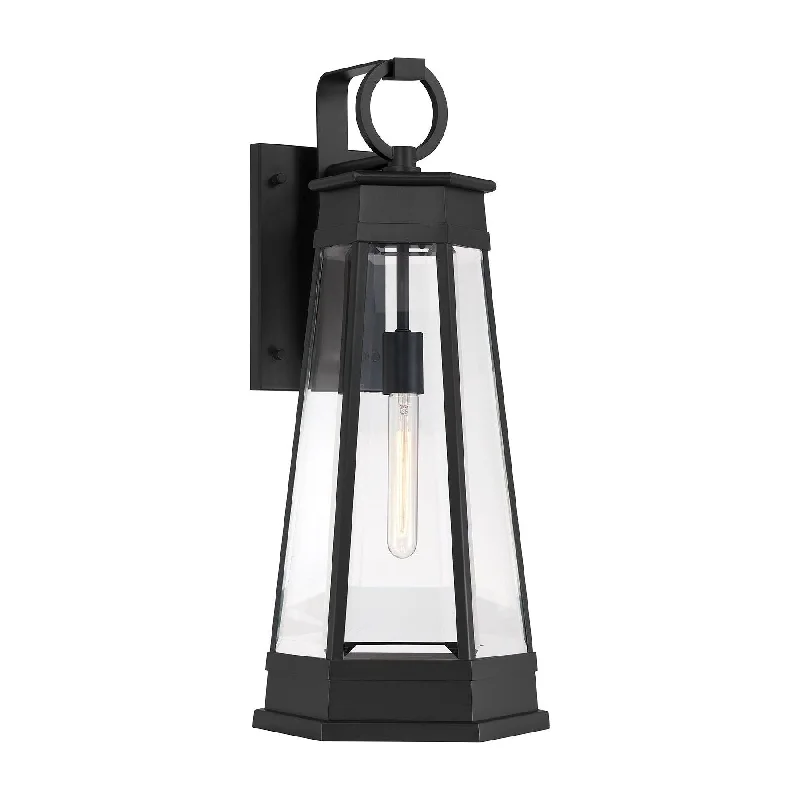 Wireless track lighting for easy installationPayne 1-Light Outdoor Wall Lantern