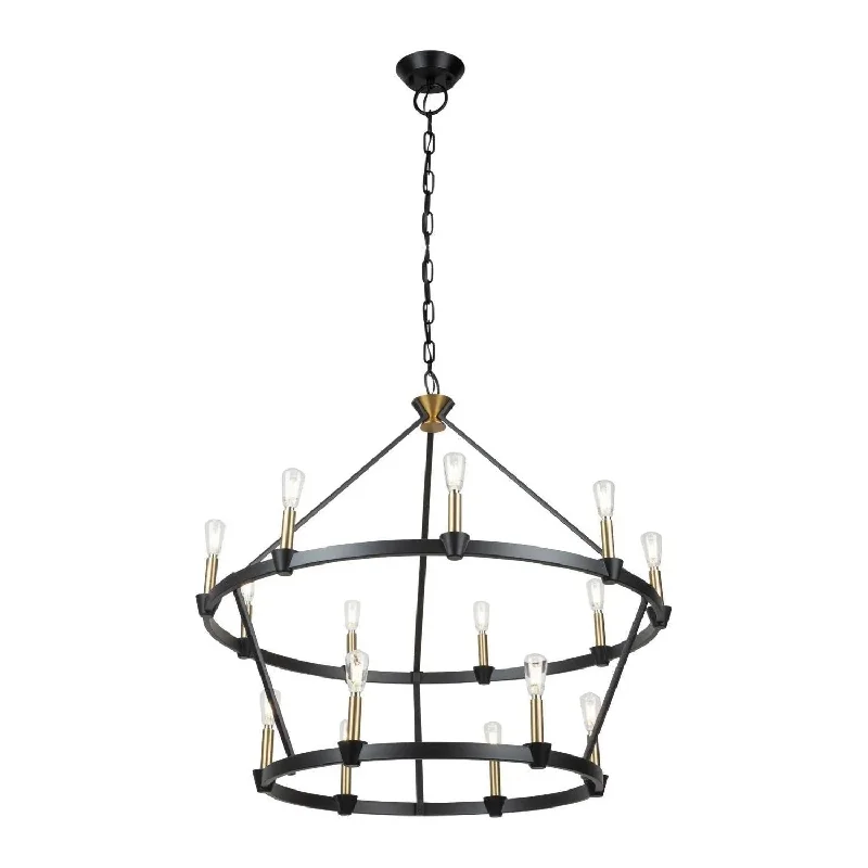 High - lumen track lighting for bright spacesNotting Hill 2 Tier Chandelier