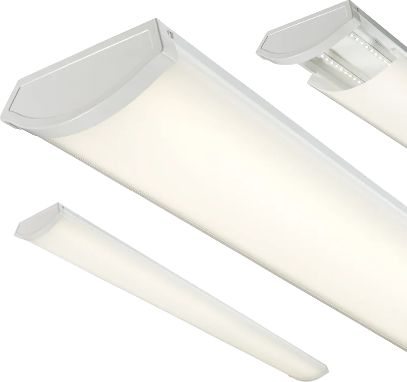 Track lighting with a minimalist track designKnightsbridge 230V IP20 LED Surface Mounted Batten