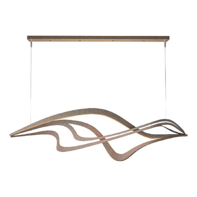 Adjustable Industrial Lighting for Flexible IlluminationCrossing Waves LED Pendant