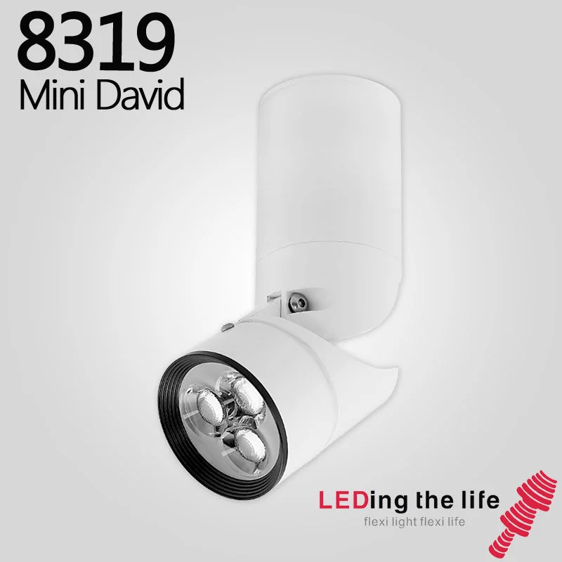Energy - efficient track lighting fixtures8319 Mini David Surface Mounted LED Focus Spotlight For Dining Room Energy - efficient track lighting fixtures8319 Mini David Surface Mounted LED Focus Spotlight For Dining Room