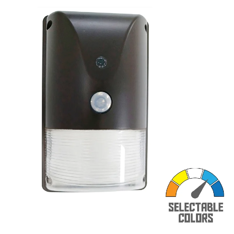 Waterproof Industrial Lighting for Wet AreasLED Emergency Wall Pack, 1875Lm, 15W, 30K/40K/50K, On/Off Photocell, 120-277V