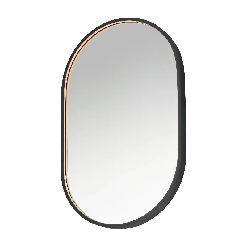 Track lighting for high - ceiling spacesElisse Oval 20x32" LED Mirror