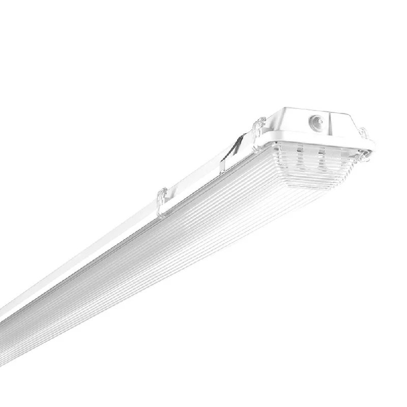 Wireless track lighting for easy installationAtlas Lighting IFW Series 8ft 2-Lamp Fluorescent Wet Location IFW82