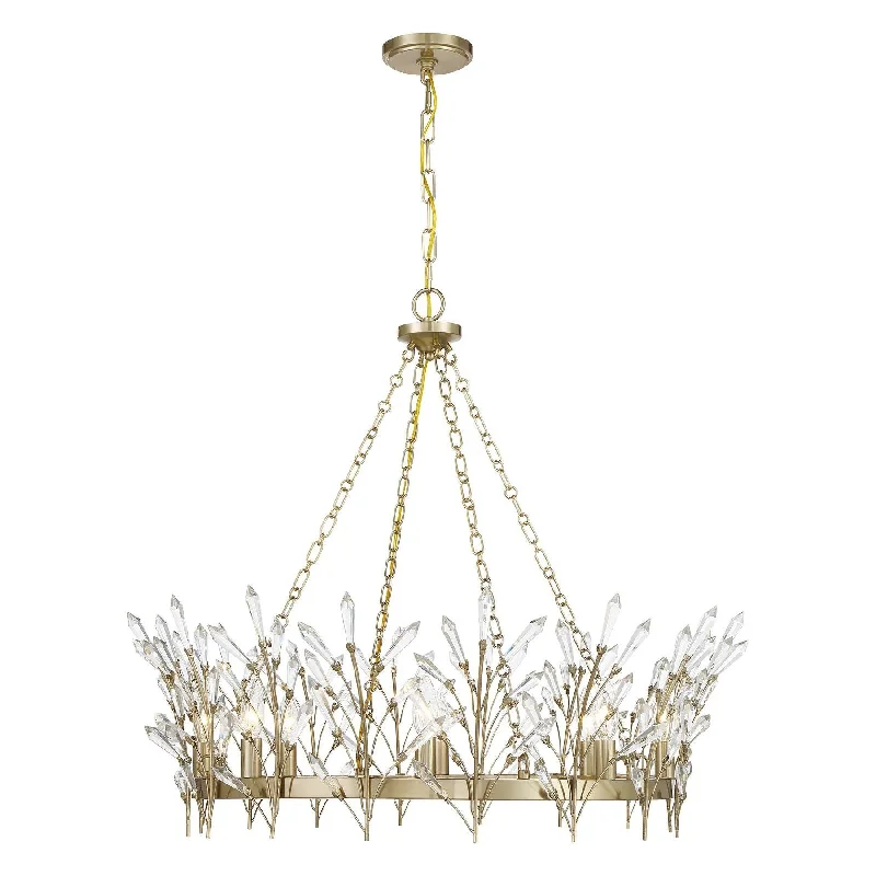 Track lighting for adding a touch of eleganceOrianna 8-Light Chandelier