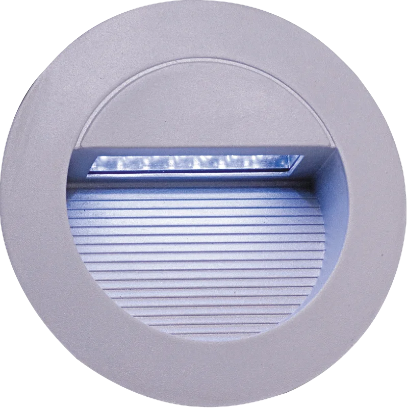 Track lighting with clear glass shadesart deco wall lamps with geometric patterns for a retro - inspired bathroomKnightsbridge IP44 14 x White LED Grey Aluminium Round Recessed Wall Light
