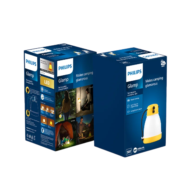 Track lighting for illuminating dining tablesPhilips Glamp Rechargeable Emergency light