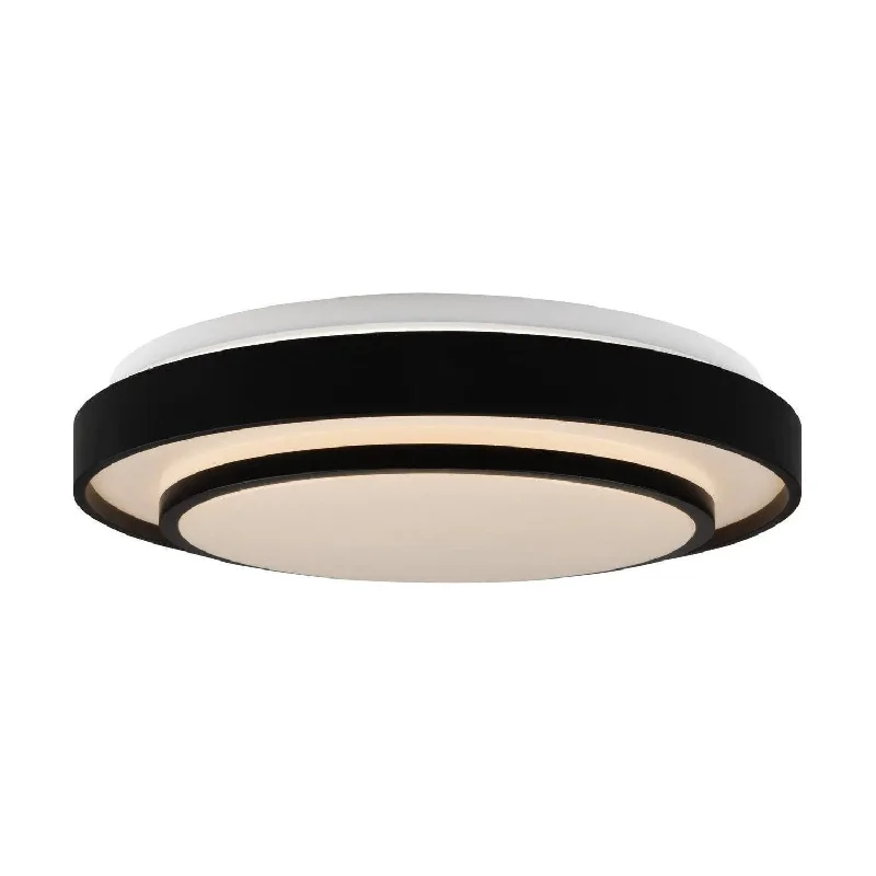 Rustic track lighting for farmhouse decorAziza LED Flush Mount