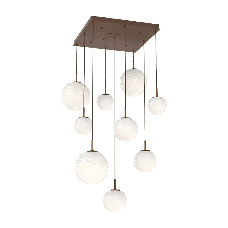 Industrial - style track lighting for loftsGaia Square LED Multi-Light Pendant
