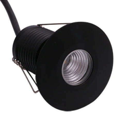 Track lighting with a decorative track designLuxR Lighting Modux Four Large Round Recessed Plug
