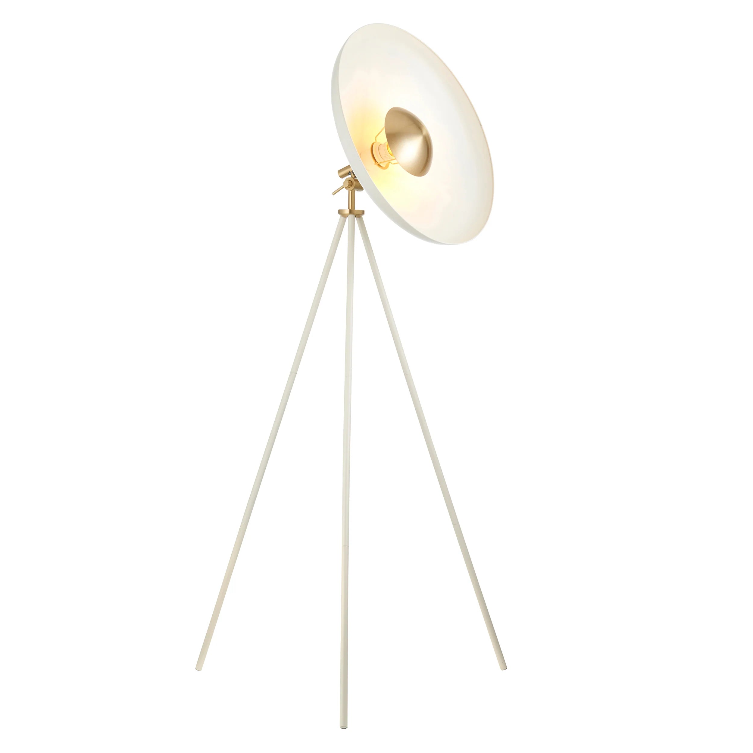 Track lighting with multiple heads for flexibilityHubble 1Lt Tripod Floor Lamp - Brass/Black