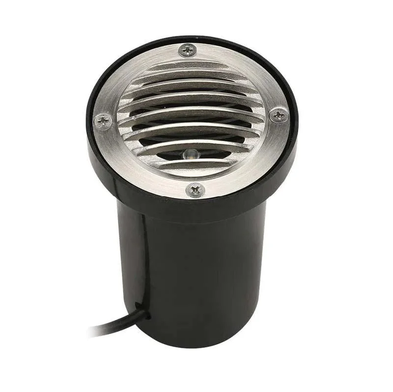 Contemporary track lighting in black finishSPJ Lighting SPJ-MW1000 P-GR 12V/8W LED Adjustable Well Light with Grate