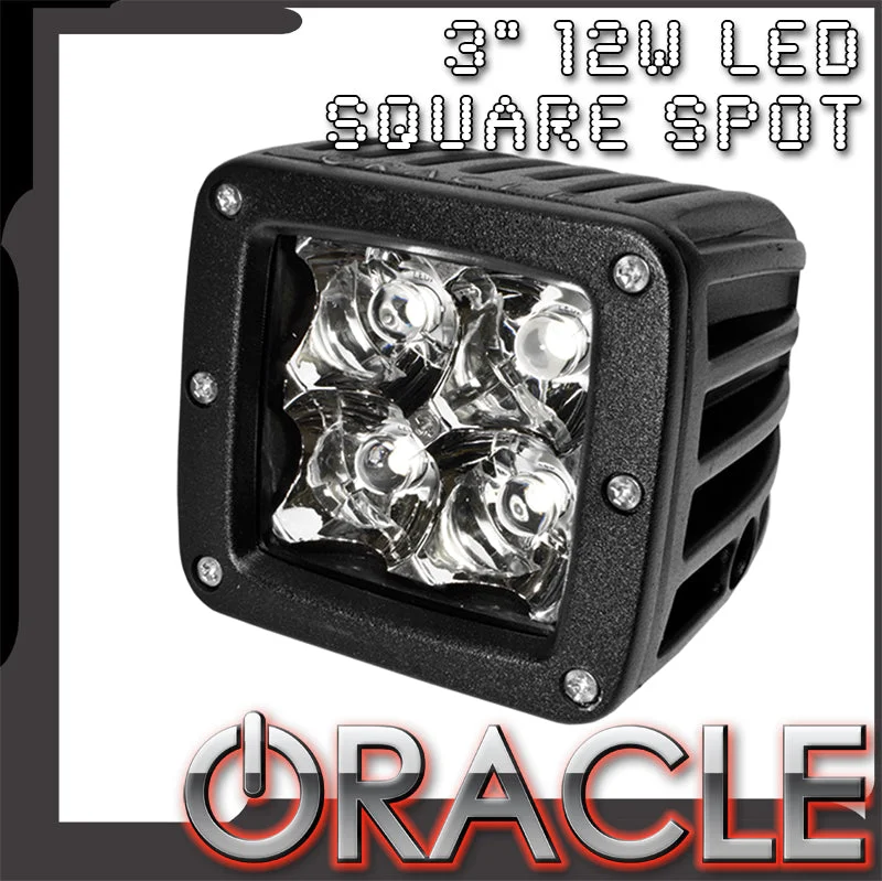 Track lighting with motion - sensor capabilitiesORACLE Off-Road 3" 12W LED Square Spot Light - CLEARANCE