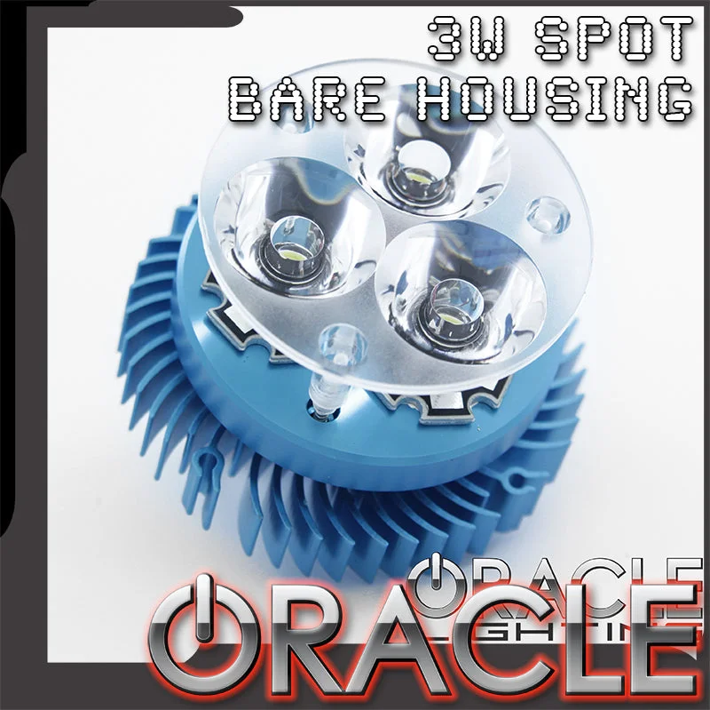 Track lighting for creating a moody atmosphereOff-Road 3W Spot Bare Blue Housing - CLEARANCE