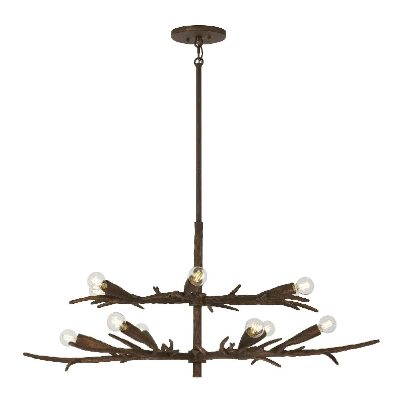 Track lighting for illuminating walkwaysPalisades 12-Light Chandelier