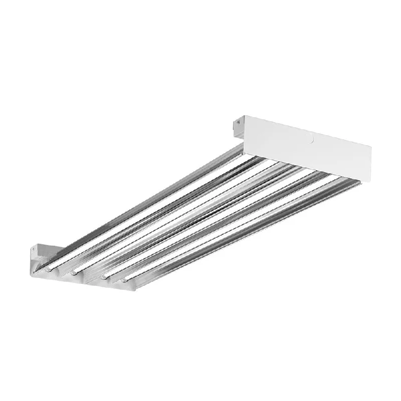 Track lighting with swivel heads for precise aimingAtlas Lighting IFH Series 4-Lamp Fluorescent High Bay IFH44