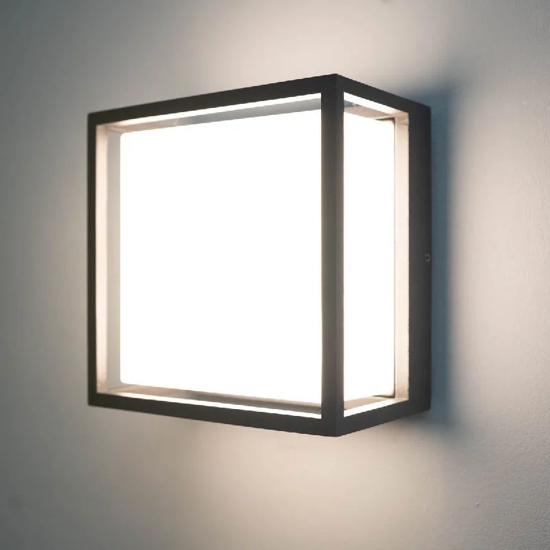 Track lighting with a minimalist track designmarble wall lamps with luxurious veining for high - end living spacesPhilips Alfresco Wall light (Square shaped, Plain design)