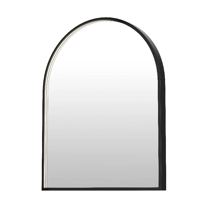 Track lighting for outdoor gardensElisse Arch 24x30" LED Mirror