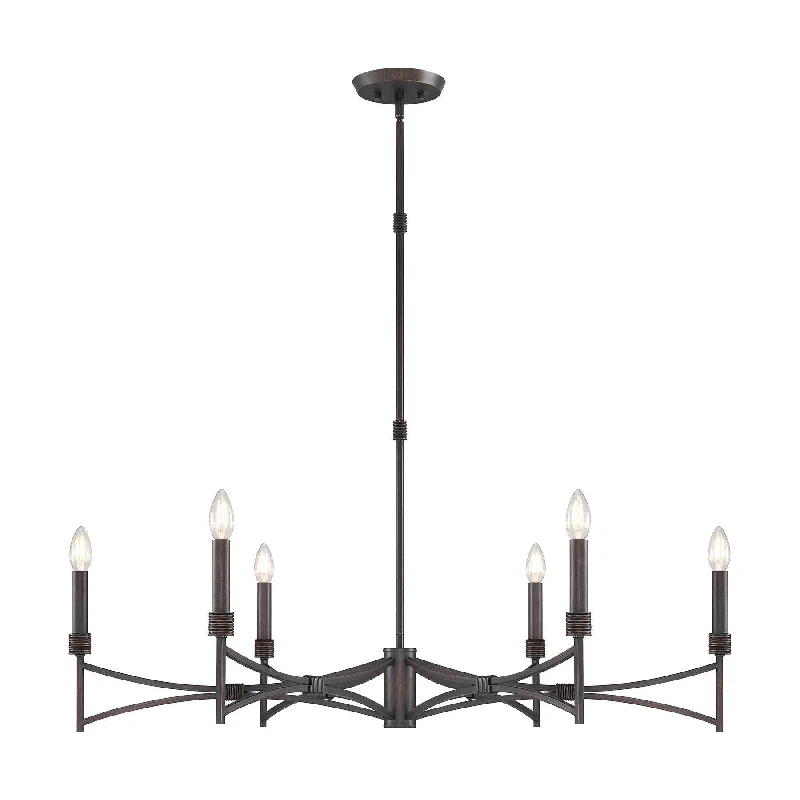 Track lighting for illuminating walkwaysGardner 6-Light Chandelier
