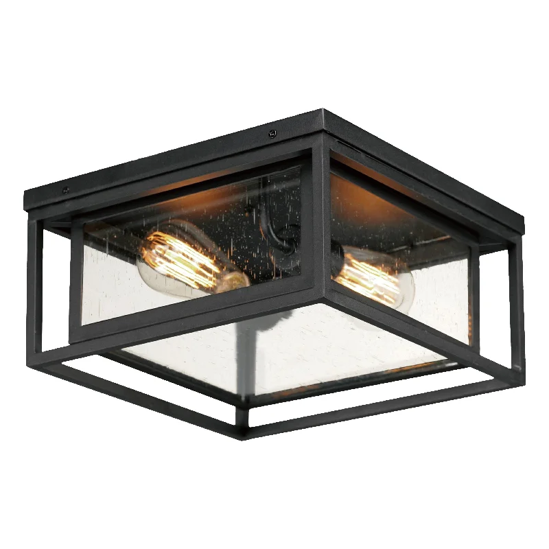 Track lighting for high - ceiling spacesCabana VX 2-Light Flush Mount