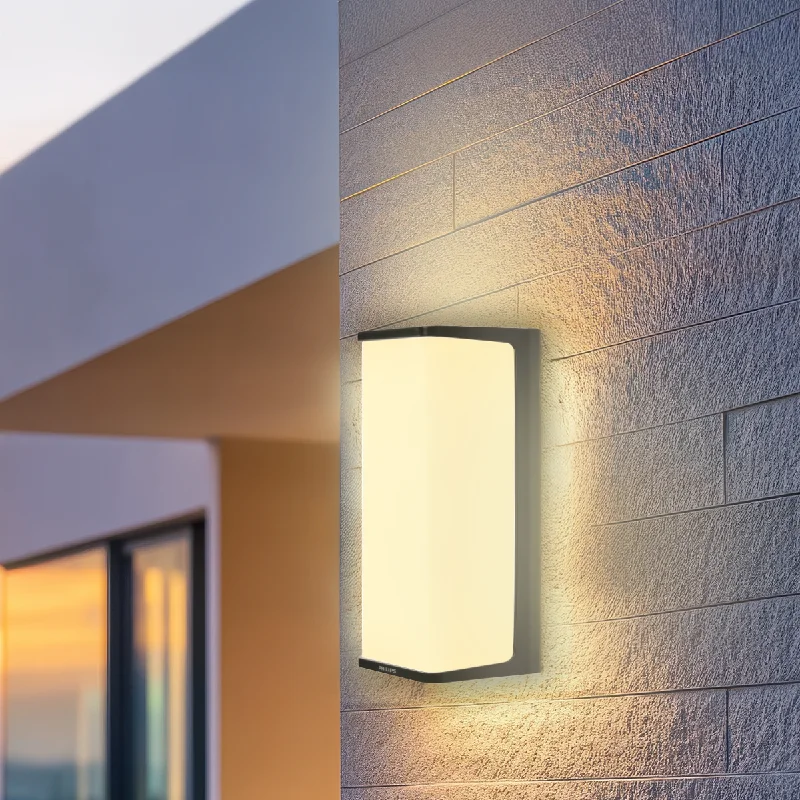Wireless track lighting for easy installationasian - inspired wall lamps with bamboo or paper shades for a zen - like Philips Rain outdoor Wall light (Rectangle shaped)