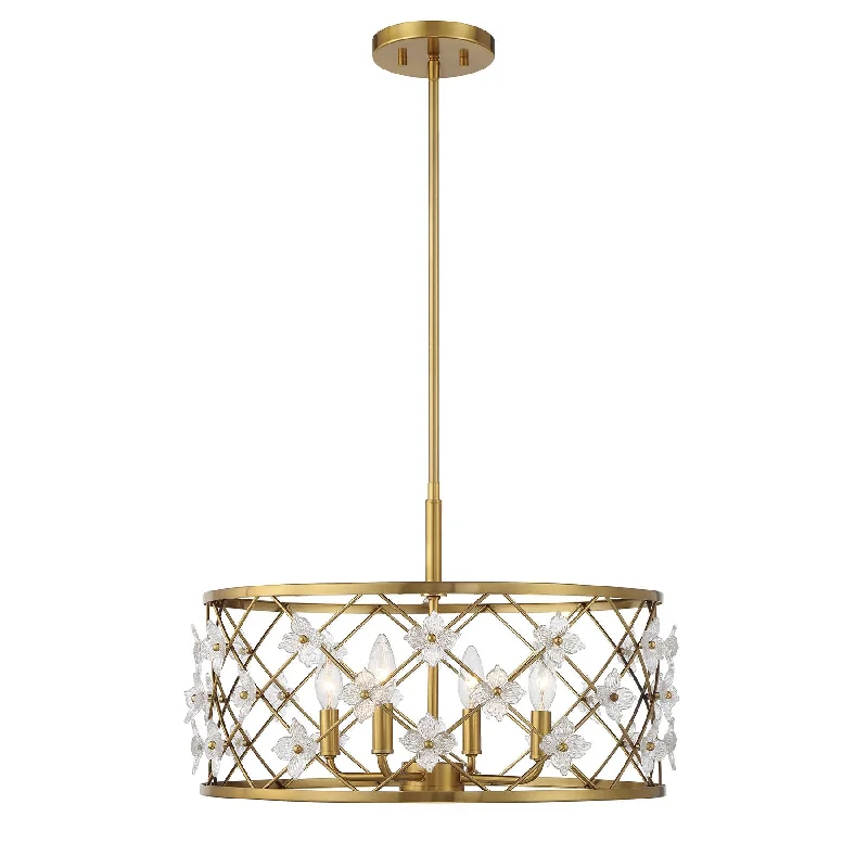 Track lighting for task lighting in workshopsBailey 4-Light Convertible Semi-Flush / Pendant