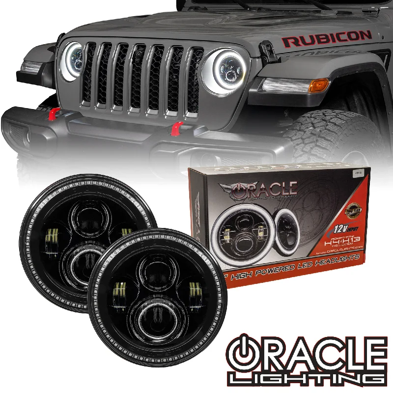 Track lighting for creating a focal pointORACLE Lighting Jeep Wrangler JL/Gladiator JT Dynamic ColorSHIFT® 7" High Powered LED Headlights (Pair)