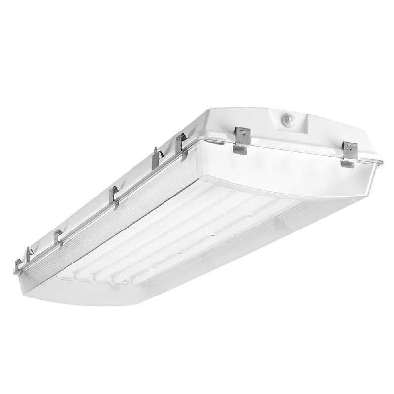 Track lighting with frosted glass shadesAtlas Lighting IFW Series 4ft 6-Lamp Fluorescent Wet Location IFW46