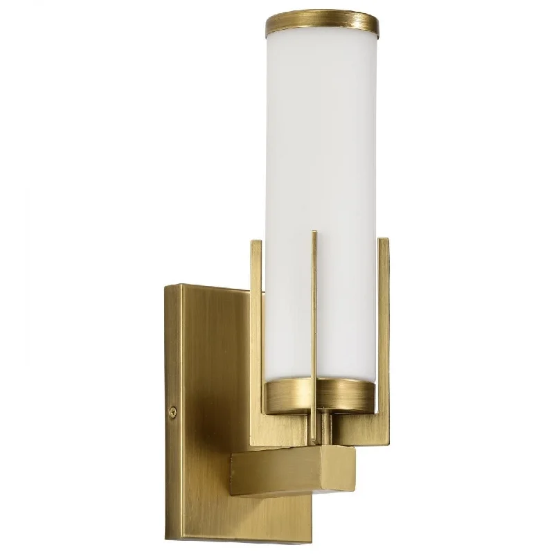 Industrial Emergency Lighting for Safety in FactoriesRoselle 14" Bathroom Vanity Light, Natural Brass Finish