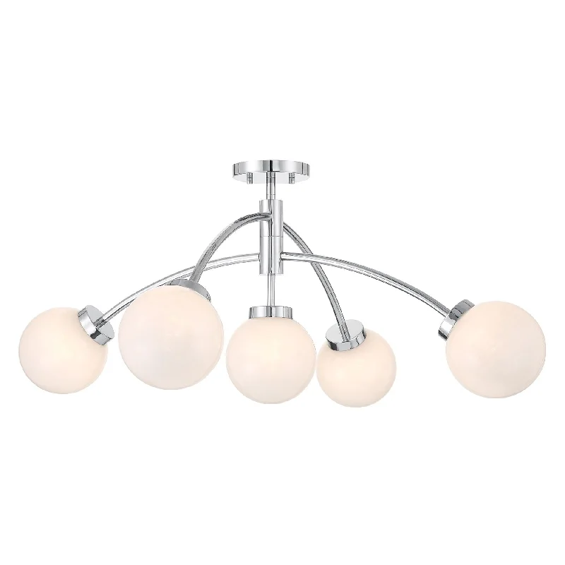 Track lighting with energy - star certificationRedfield 5-Light Convertible Semi-Flush / Pendant