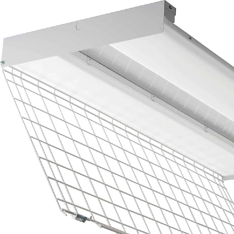 Track lighting for task lighting in workshopsAtlas Lighting Heavy Duty Wireguard for ILH WGH