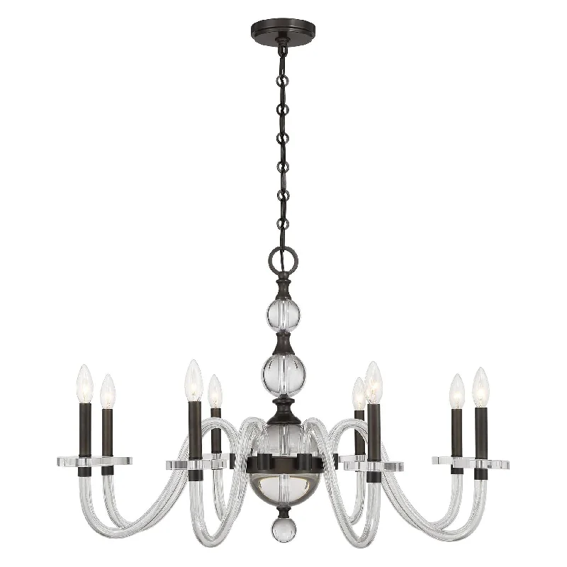 Track lighting for photography studiosAragon 8-Light Chandelier
