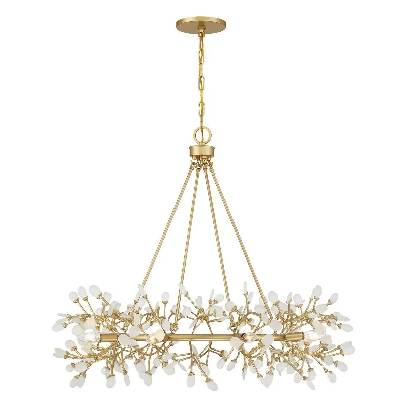 Track lighting with integrated LED driversOnce 8-Light Chandelier