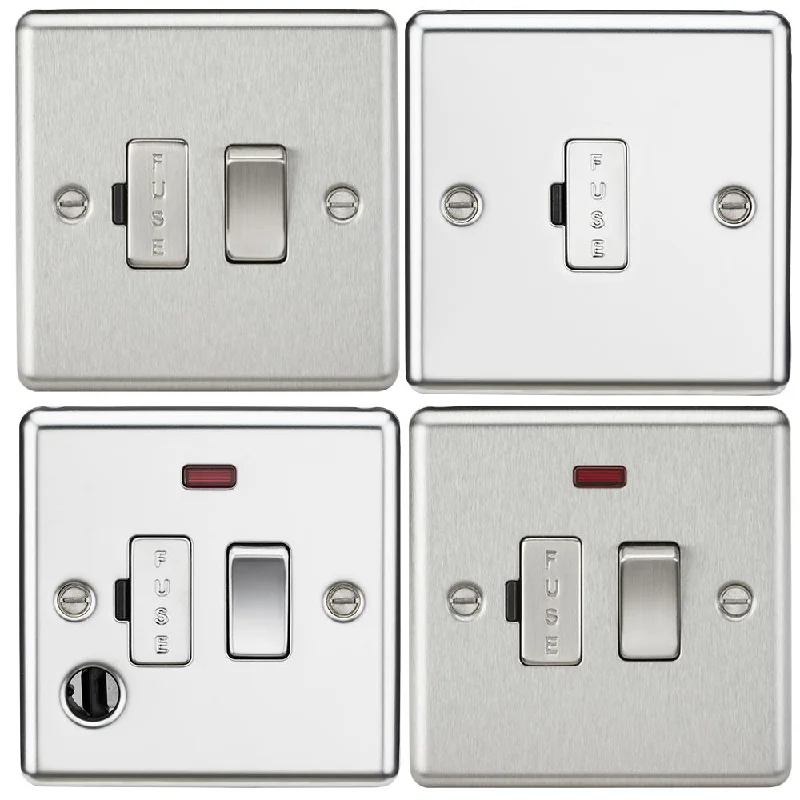 Track lighting with integrated LED driversKnightsbridge 13A Fused Spur Connection Unit - Rounded Edge