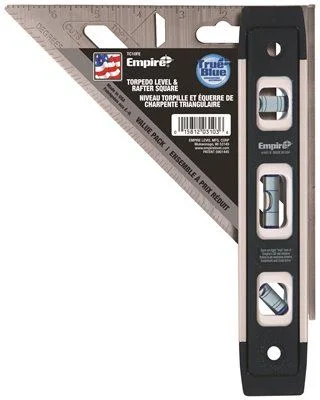 Track lighting with a decorative track designEmpire Level Heavy-Duty Magnum Rafter Square' 7 In.