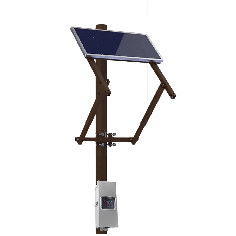 Wireless track lighting for easy installationLite the Nite Entire 300W Rups System Including (1) 50W Solar Panel Bracket and Power Station with 300W Battery
