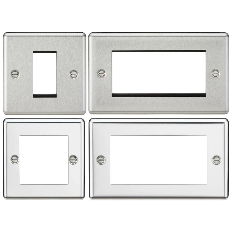 Track lighting for museums and galleriesKnightsbridge Modular Faceplate - Rounded Edge 1G 2G 4G Track lighting for museums and galleriesKnightsbridge Modular Faceplate - Rounded Edge 1G 2G 4G