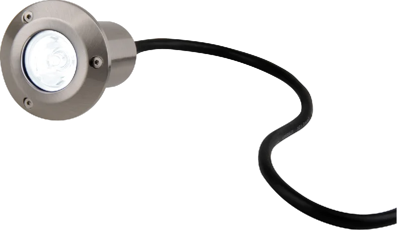 Track lighting for museums and galleriesKnightsbridge IP65 1W High Powered Mains Voltage White LED with Built-in Driver