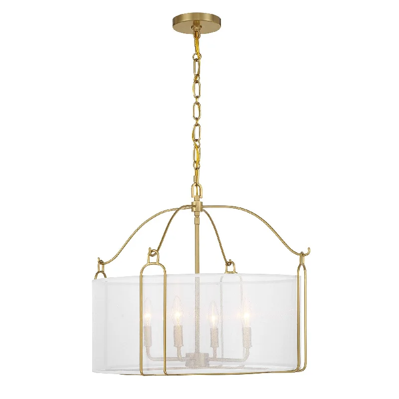 Track lighting for modernizing traditional interiorsAshlay 4-Light Pendant