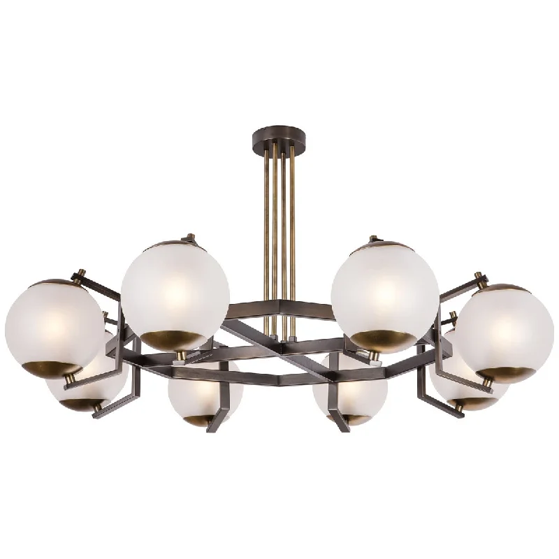Chandeliers with Clear Crystal for a Sparkling EffectChandeliers with Clear Crystal for a Sparkling EffectBaker Furniture Limantour Circular Chandelier MCL103