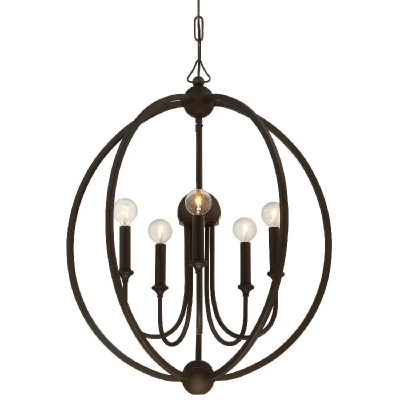 Chandeliers with Murano Glass for a High - End Artistic TouchChandeliers with Murano Glass for a High - End Artistic Touch5 Light Dark Bronze Modern Chandelier - C193-2247-DB_NOSHADE