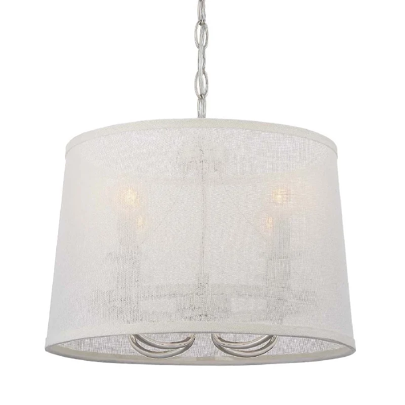 Mini Chandeliers for Adding Charm to Small SpacesMini Chandeliers for Adding Charm to Small Spaces4 Light Polished Nickel Modern Mini Chandelier - C193-2294-PN