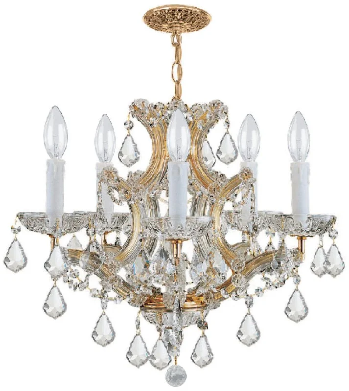 Mid - Century Modern Chandeliers for Vintage AppealMid - Century Modern Chandeliers for Vintage Appeal6 Light Gold Crystal Mini Chandelier Draped In Clear Italian Crystal - C193-4405-GD-CL-I Mid - Century Modern Chandeliers for Vintage AppealMid - Century Modern Chandeliers for Vintage Appeal6 Light Gold Crystal Mini Chandelier Draped In Clear Italian Crystal - C193-4405-GD-CL-I