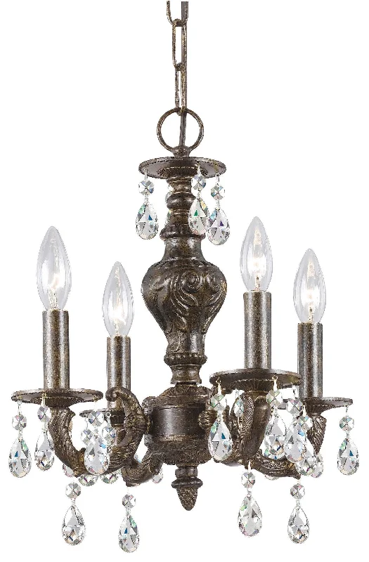 Chandeliers for Living Rooms to Create a Focal PointChandeliers for Living Rooms to Create a Focal Point4 Light Venetian Bronze Youth Mini Chandelier Draped In Clear Spectra Crystal - C193-5024-VB-CL-SAQ