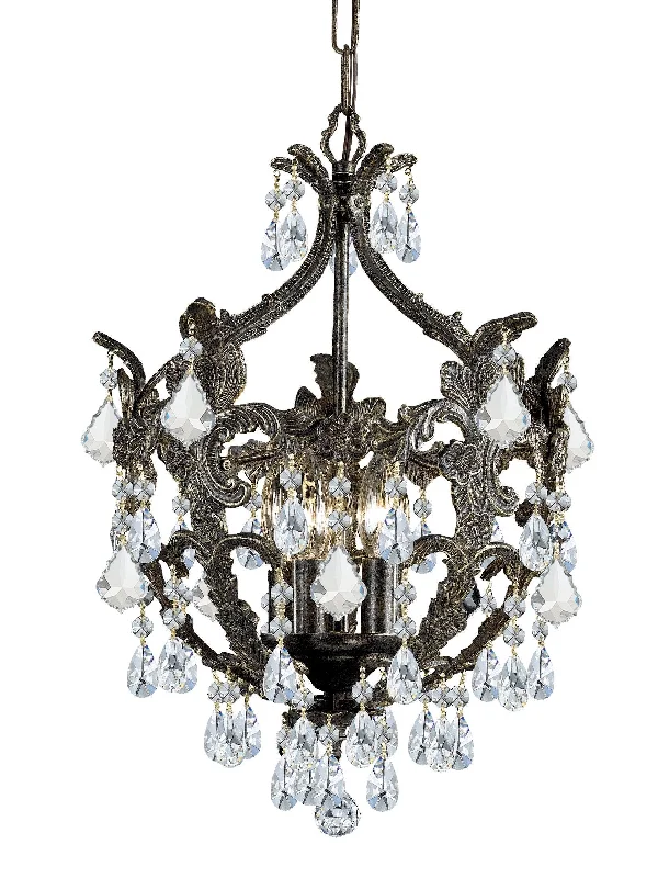 Incandescent Chandeliers for a Warm and Traditional GlowIncandescent Chandeliers for a Warm and Traditional Glow5 Light English Bronze Crystal Mini Chandelier Draped In Clear Spectra Crystal - C193-5195-EB-CL-SAQ